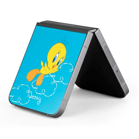 Looney Tunes Tweety Bird Flying Galaxy Z Flip6 Skin